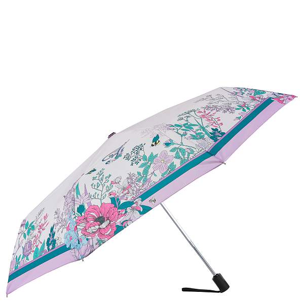 UFLR0023-10 Зонт жен. Fabretti, облегченный автомат, 3 сложения, 'эпонж Fabretti, Артикул: UFLR0023-10 фото №1