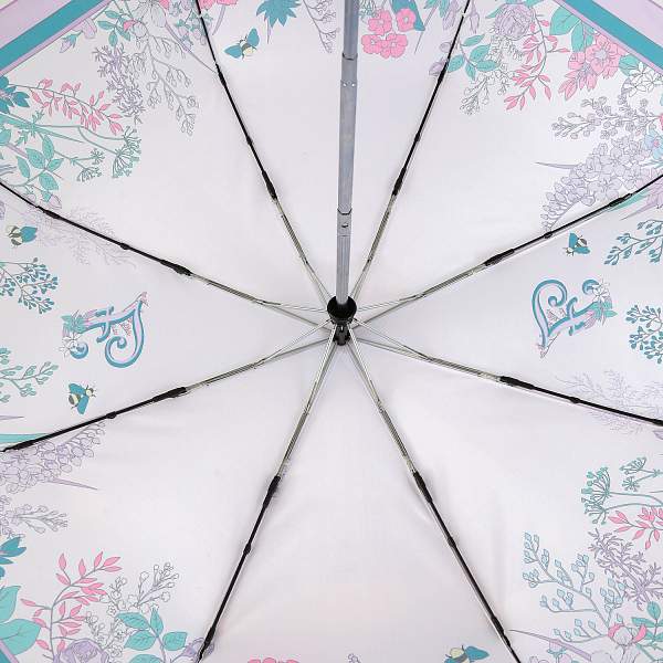 UFLR0023-10 Зонт жен. Fabretti, облегченный автомат, 3 сложения, 'эпонж Fabretti, Артикул: UFLR0023-10 фото №1