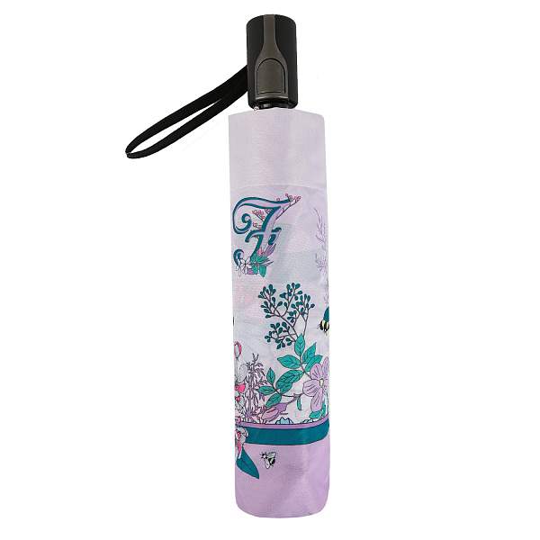 UFLR0023-10 Зонт жен. Fabretti, облегченный автомат, 3 сложения, 'эпонж Fabretti, Артикул: UFLR0023-10 фото №1