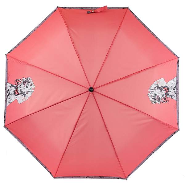 UFLR0025-6 Зонт жен. Fabretti, облегченный автомат, 3 сложения, 'эпонж Fabretti, Артикул: UFLR0025-6 фото №1