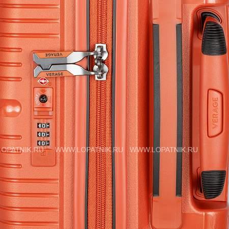 чемодан-тележка оранжевый verage gm19006w24 sunset orange Verage