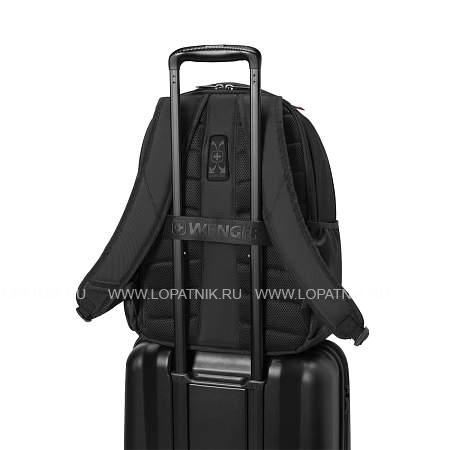 рюкзак wenger xe professional 15.6", черный, переработанный пэт/полиэстер, 32х22х44 см, 23 л. 612739 Wenger