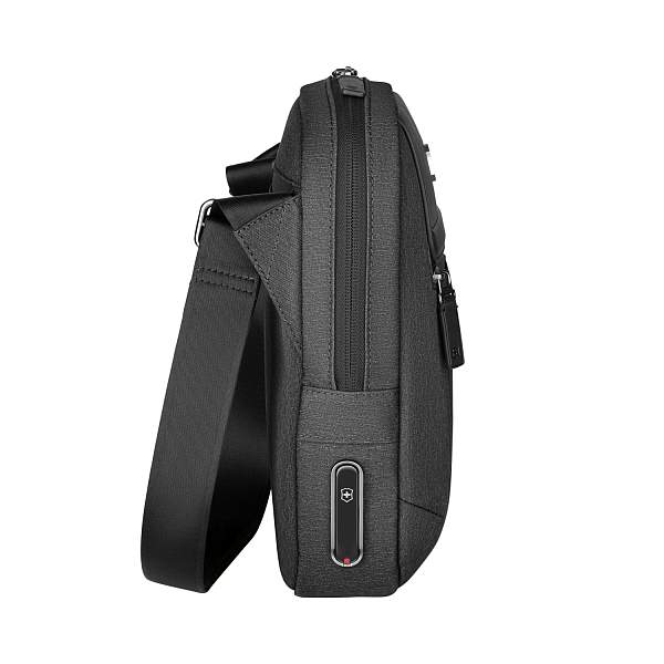 Сумка через плечо VICTORINOX Architecture Urban 2 Crossbody Bag,серый, полиэстер/кожа, 9x22x28 см,6л 612668 Victorinox, Артикул: 612668 фото №1