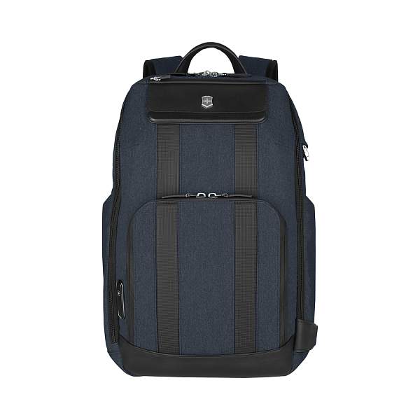 Рюкзак VICTORINOX Architecture Urban 2 Deluxe Backpack 15”, синий, полиэстер/кожа, 31x23x46 см, 23 л 612669 Victorinox, Артикул: 612669 фото №1