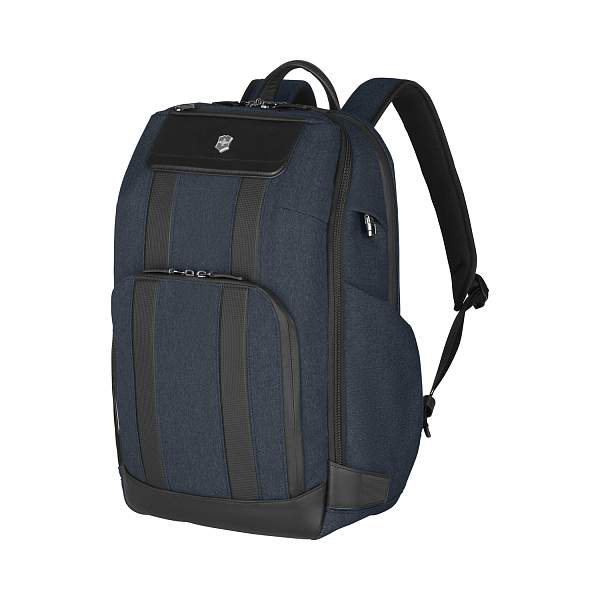 Рюкзак VICTORINOX Architecture Urban 2 Deluxe Backpack 15”, синий, полиэстер/кожа, 31x23x46 см, 23 л 612669 Victorinox, Артикул: 612669 фото №1