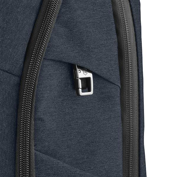 Рюкзак VICTORINOX Architecture Urban 2 Deluxe Backpack 15”, синий, полиэстер/кожа, 31x23x46 см, 23 л 612669 Victorinox, Артикул: 612669 фото №1
