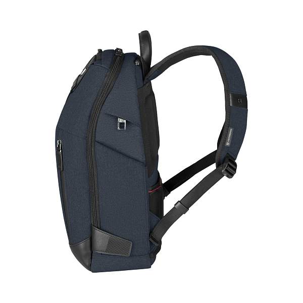 Рюкзак VICTORINOX Architecture Urban2 City Backpack 14'', синий, полиэстер / кожа, 30x19x42 см, 17 л 612670 Victorinox, Артикул: 612670 фото №1