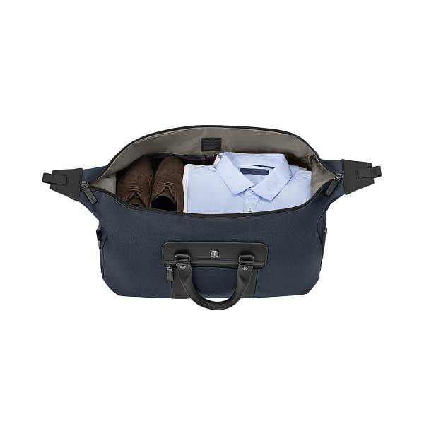 Дорожная сумка VICTORINOX Architecture Urban 2 Weekender, синий, полиэстер/кожа, 24x56x30 см, 45 л 612674 Victorinox, Артикул: 612674 фото №1