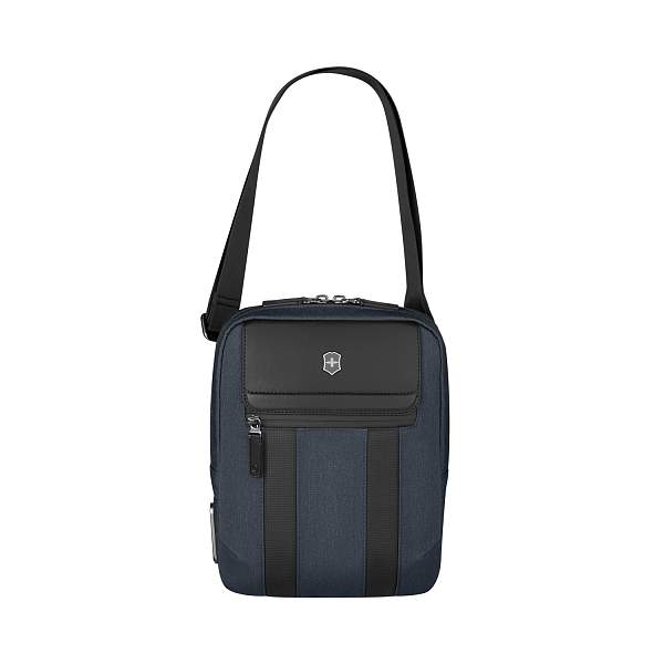 Сумка через плечо VICTORINOX Architecture Urban 2 Crossbody Bag,синий, полиэстер/кожа, 9x22x28 см,6л 612675 Victorinox, Артикул: 612675 фото №1