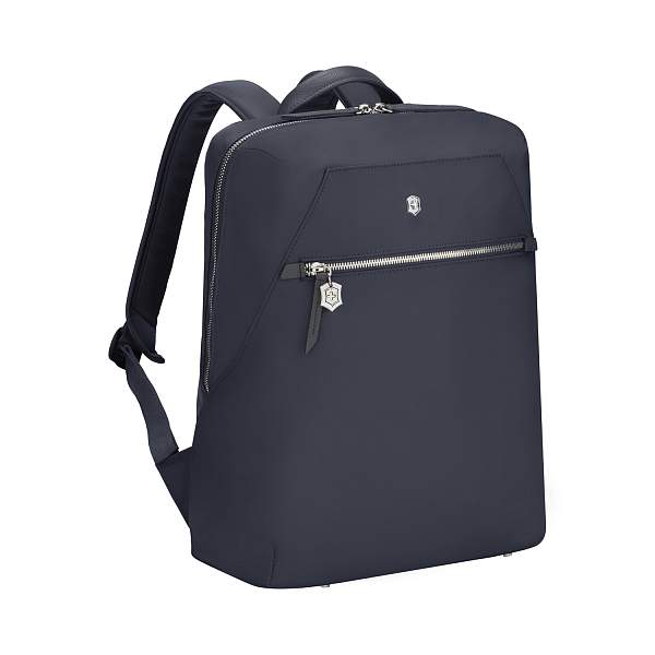 Рюкзак VICTORINOX Victoria Signature Compact Backpack, синий, нейлон/кожа, 30x16x38 см 612204 Victorinox, Артикул: 612204 фото №1