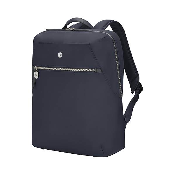 Рюкзак VICTORINOX Victoria Signature Compact Backpack, синий, нейлон/кожа, 30x16x38 см 612204 Victorinox, Артикул: 612204 фото №1