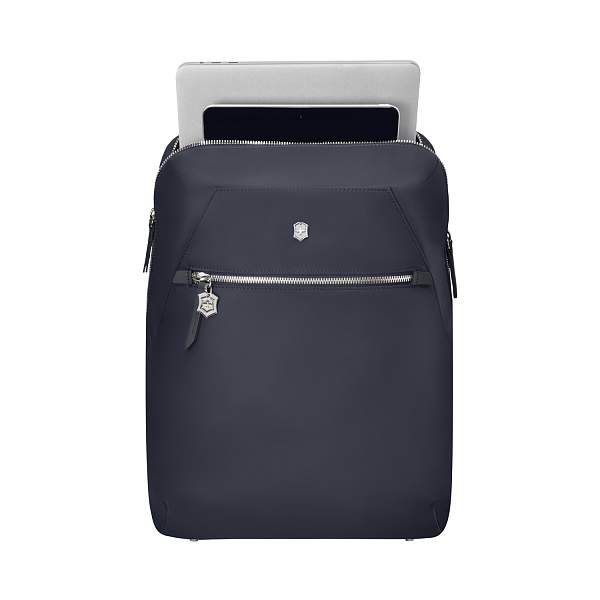 Рюкзак VICTORINOX Victoria Signature Compact Backpack, синий, нейлон/кожа, 30x16x38 см 612204 Victorinox, Артикул: 612204 фото №1