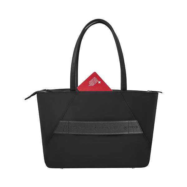 Сумка VICTORINOX Victoria Signature Tote, черная, нейлон/кожа, 51x15x30 см, 19 л 612205 Victorinox, Артикул: 612205 фото №1