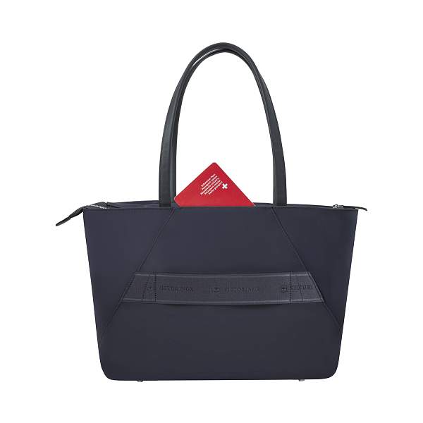 Сумка VICTORINOX Victoria Signature Tote, синяя, нейлон/кожа, 51x15x30 см, 19 л 612206 Victorinox, Артикул: 612206 фото №1