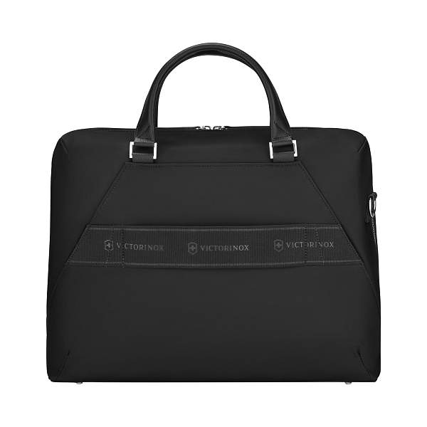 Портфель VICTORINOX Victoria Signature Briefcase, черный, нейлон/кожа, 42x13x30 см, 13 л 612209 Victorinox, Артикул: 612209 фото №1