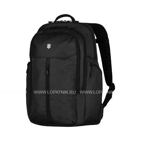 рюкзак victorinox altmont original vertical-zip backpack, чёрный, 100% полиэстер, 33x23x47 см, 24 л 606730 Victorinox