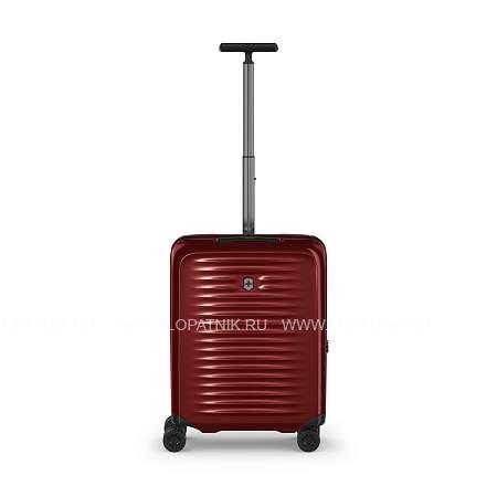 чемодан victorinox airox, красный, 100% поликарбонат makrolon, 40x20x55 см, 33 л 612498 Victorinox