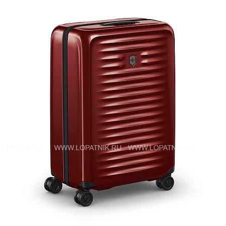 чемодан victorinox airox, красный, 100% поликарбонат makrolon, 46x29x69 см, 74 л 612507 Victorinox