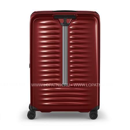 чемодан victorinox airox, красный, 100% поликарбонат makrolon, 50x32x75 см, 98 л 612510 Victorinox