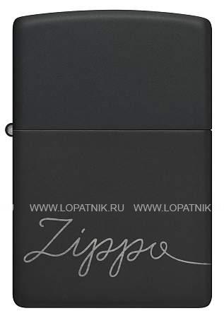 зажигалка zippo classic с покрытием black matte, латунь/сталь, черная, матовая, 38x13x57 мм 48979 Zippo