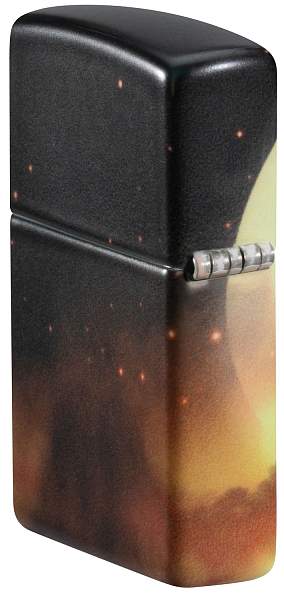 Зажигалка ZIPPO Dragon Design с покрытием Glow In The Dark Green, латунь/сталь, черная, 38x13x57 мм 48934 Zippo, Артикул: 48934 фото №1