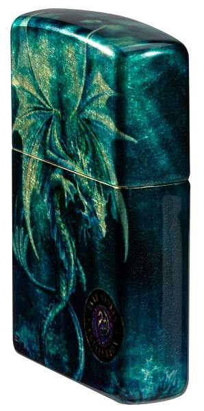 Зажигалка ZIPPO Anne Stokes с покрытием 540 Tumbled Brass, латунь/сталь, разноцветная, 38x13x57 мм 48986 Zippo, Артикул: 48986 фото №1
