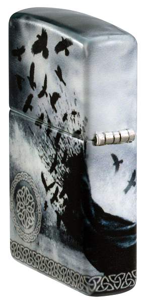 Зажигалка ZIPPO Mazzi® с покрытием 540 Matte, латунь/сталь, белая, 38x13x57 мм 48969 Zippo, Артикул: 48969 фото №1