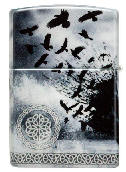 Зажигалка ZIPPO Mazzi® с покрытием 540 Matte, латунь/сталь, белая, 38x13x57 мм 48969 Zippo, Артикул: 48969 фото №1