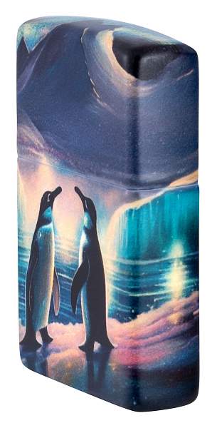 Зажигалка ZIPPO Penguin с покрытием Glow In The Dark Green, латунь/сталь, разноцветная, 38x13x57 мм 46014 Zippo, Артикул: 46014 фото №1