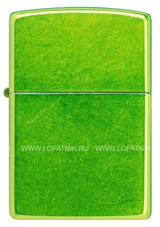 зажигалка zippo classic с покрытием lurid™, латунь/сталь, зеленая, глянцевая, 38x13x57 мм 24513 Zippo