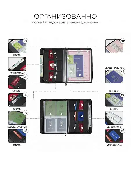 Папка для документов кожаная Petek 6811A.041.10 Petek, Артикул: 6811A.041.10 фото №1