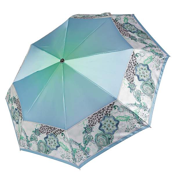UFS0067-11 Зонт жен. Fabretti, автомат, 3 сложения, сатин Fabretti, Артикул: UFS0067-11 фото №1