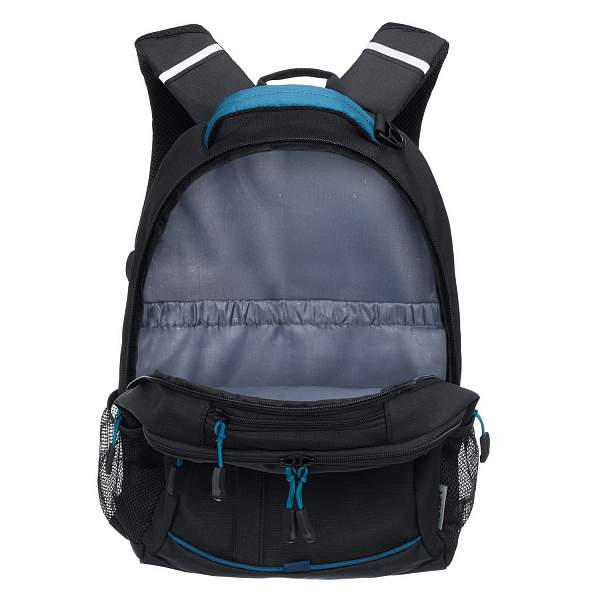 Рюкзак TORBER ROCKIT с отделением для ноутбука 15.6", чёрный/синий, нейлон, 32 х 14 х 50 см, 22л T2324 Torber, Артикул: T2324 фото №1