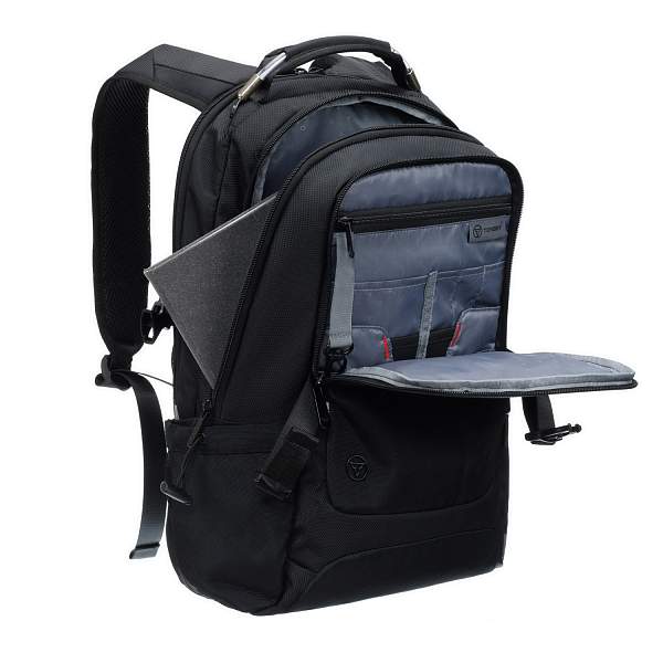Рюкзак TORBER DRIVE с отделением для ноутбука 15.6", чёрный, нейлон, 32 х 14 х 52 см, 24л T2325 Torber, Артикул: T2325 фото №1