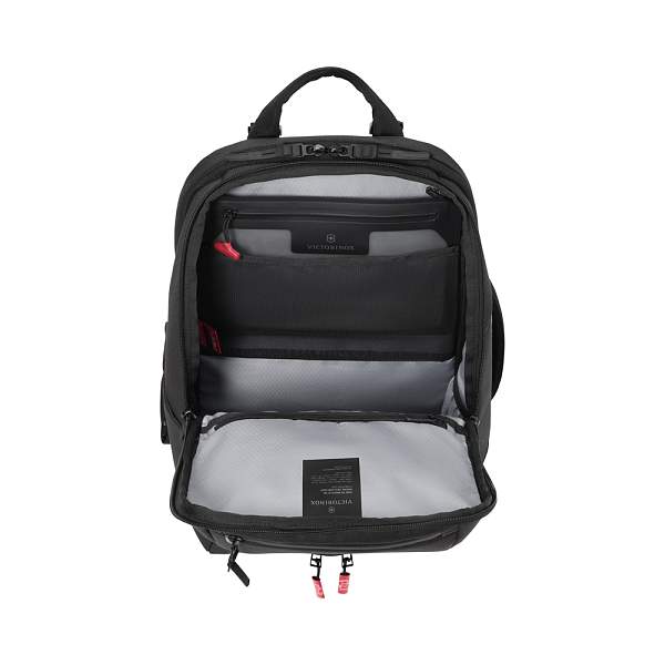 Рюкзак VICTORINOX Touring 2.0, черный, износоустойчивый полиэстер 600D, 31x19x45 см, 21 л 612118 Victorinox, Артикул: 612118 фото №1