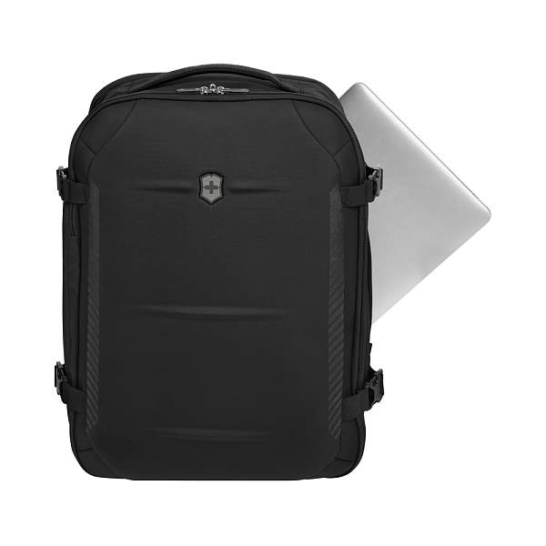 Рюкзак VICTORINOX Crosslight Boarding Bag, черный, RPET полиэстер, 39x22x53 см, 37 л 612423 Victorinox, Артикул: 612423 фото №1