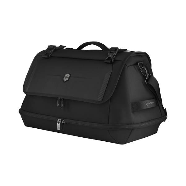 Дорожная сумка VICTORINOX Crosslight Duffel, черная, RPET полиэстер, 52x30x33 см, 37 л 612424 Victorinox, Артикул: 612424 фото №1