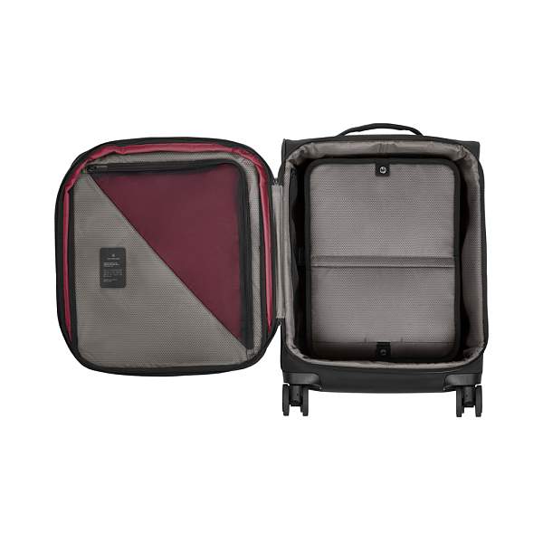 Чемодан VICTORINOX Crosslight, чёрный, RPET полиэстер, 40x20x55 см, 37 л 612417 Victorinox, Артикул: 612417 фото №1