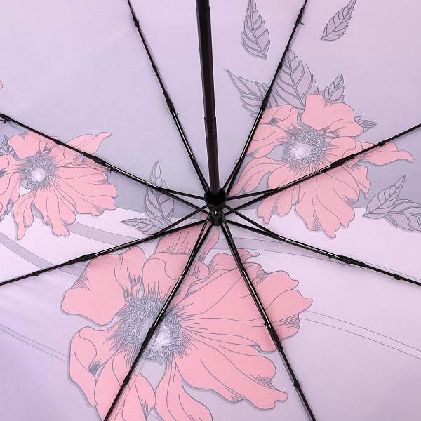 UFS0065-6 Зонт жен. Fabretti, автомат, 3 сложения, сатин Fabretti, Артикул: UFS0065-6 фото №1