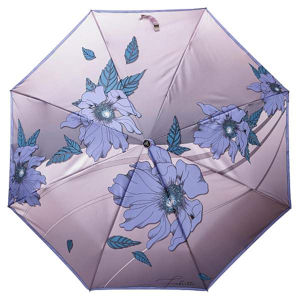 UFS0065-9 Зонт жен. Fabretti, автомат, 3 сложения, сатин Fabretti, Артикул: UFS0065-9 фото №1