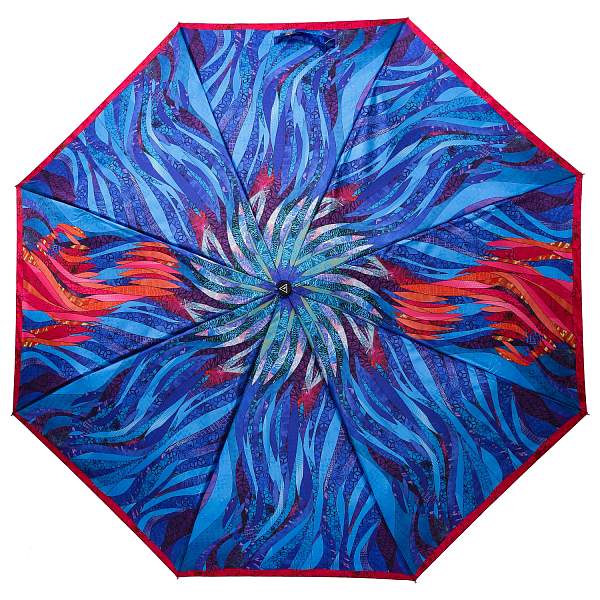 UFS0070-8 Зонт жен. Fabretti, автомат, 3 сложения, сатин Fabretti, Артикул: UFS0070-8 фото №1