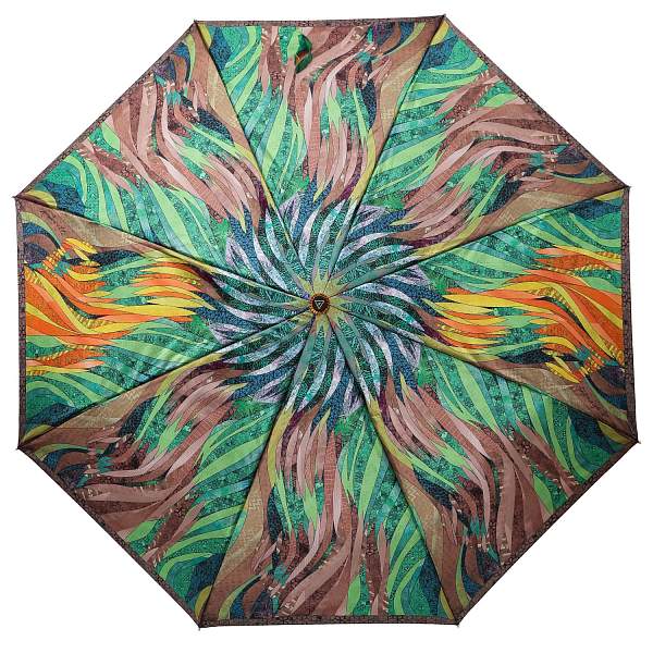 UFS0070-12 Зонт жен. Fabretti, автомат, 3 сложения, сатин Fabretti, Артикул: UFS0070-12 фото №1