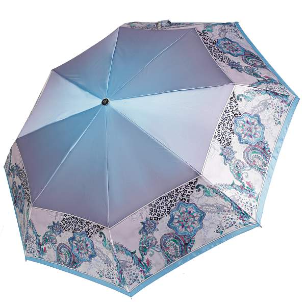 UFS0067-9 Зонт жен. Fabretti, автомат, 3 сложения, сатин Fabretti, Артикул: UFS0067-9 фото №1