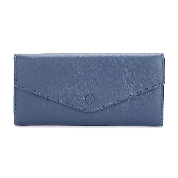 XF-8755-60 синий кошелек женский (кожа) Jane's Story Jane's Story, Артикул: XF-8755-60 фото №1
