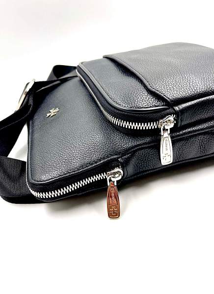 Мужская сумка через плечо Vasheron, Артикул: 9471-Polo Black фото №1