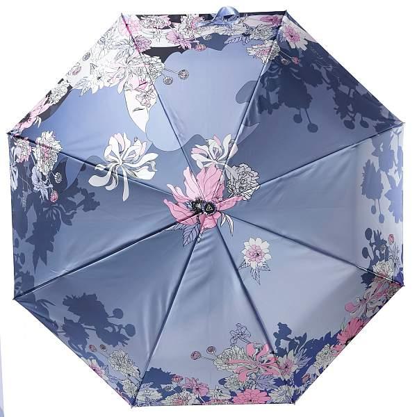 UFLS0050-3 Зонт жен. Fabretti, облегченный автомат, 3 сложения, сатин Fabretti, Артикул: UFLS0050-3 фото №1