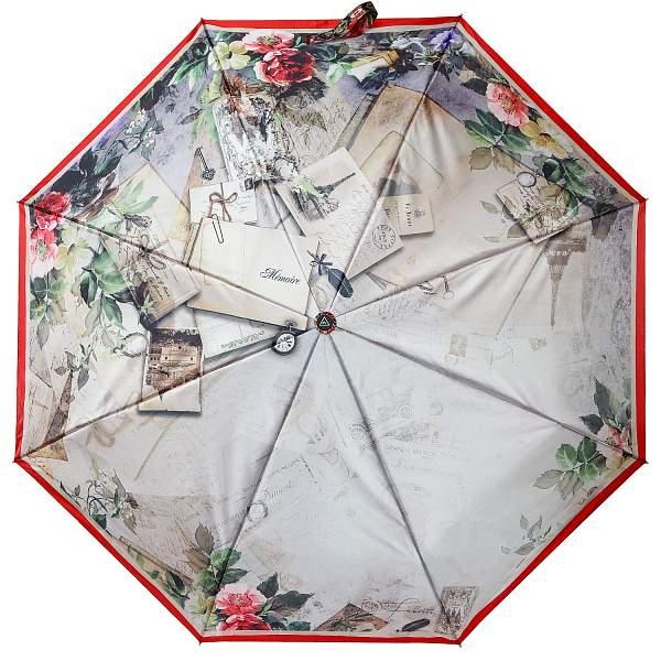 UFLS0057-13 Зонт жен. Fabretti, облегченный автомат, 3 сложения, сатин Fabretti, Артикул: UFLS0057-13 фото №1