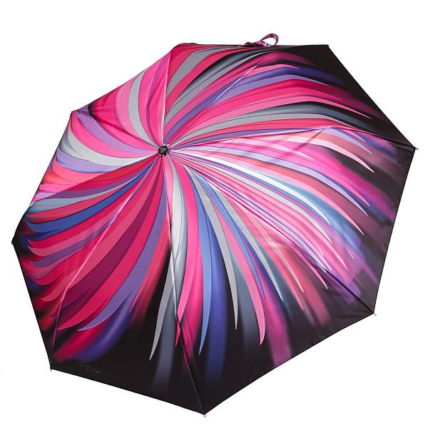 UFLS0058-5 Зонт жен. Fabretti, облегченный автомат, 3 сложения, сатин Fabretti, Артикул: UFLS0058-5 фото №1