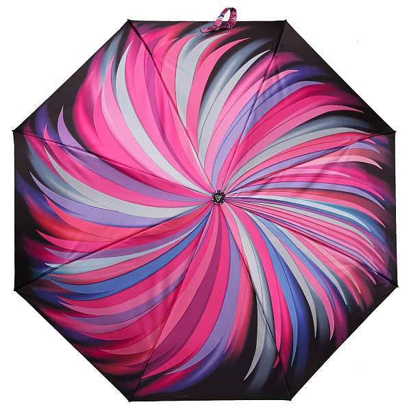 UFLS0058-5 Зонт жен. Fabretti, облегченный автомат, 3 сложения, сатин Fabretti, Артикул: UFLS0058-5 фото №1