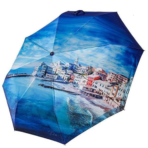 UFS0064-8 Зонт жен. Fabretti, автомат, 3 сложения, сатин Fabretti, Артикул: UFS0064-8 фото №1